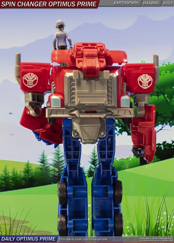 Daily Prime   Earthspark Spin Changer Optimus Prime Rolls Out  (8 of 14)